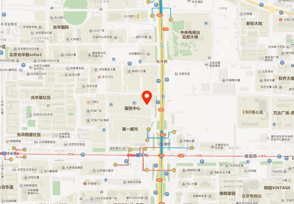 国贸二期位置地图